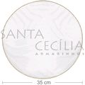 Organza Redonda 35 cm - 25 unidades - Cores Diversas