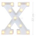 Letra LED 22 cm - X