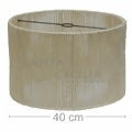 Luminária Rústica Redonda 40cm - Sisal NATURAL  R$118,90