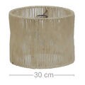 Luminária Rústica Redonda 30cm - Sisal NATURAL  R$97,50