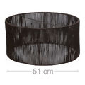 Luminária Rústica Redonda 50cm - Sisal Marrom 171,90