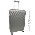 Mala para Viagem 57,5cm Giro 360° Grande Ref. 140M-24 - Cinza Liso