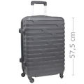 Mala para Viagem 57,5cm Giro 360° Grande Ref. 140M-24 - Cinza 