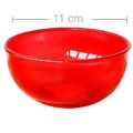 Tigela Bowl Mini 300ml Vermelho Transparente
