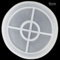 Molde de Silicone para Resina Porta Copos - Círculo - Ref. SM021
