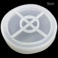 Molde de Silicone para Resina Porta Copos - Círculo - Ref. SM021