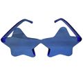 Óculos para Festa Transparente Star Ref. 9363 Cores:Azul