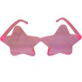 Óculos para Festa Transparente Star Ref. 9363 Cores:Rosa Claro