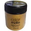 Tinta Facial Metalizada 15 ml Diversas Cores Cores:Ouro