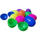 Ovos de Páscoa de Plástico 12 Unid.  Ref. 6X4C 6 cm Colorido