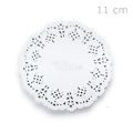 Toalha Rendada de Papel Branca 11 cm - 100 unidades
