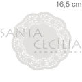 Toalha Rendada de Papel Branca 16,5 cm - Ref. YDH-86003 - 20 unidades