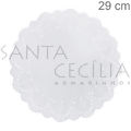 Toalha Rendada de Papel Branca 29cm - 100 unidades