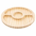 Petisqueira Redonda de Madeira 20cm x 15mm