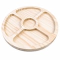 Petisqueira Redonda de Madeira 25cm x 15mm