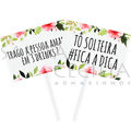 Plaquinhas Divertidas 10 unid. - Casamento D