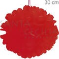 Pom Pom Decorativo 30 cm - 2 unid. - Vermelho