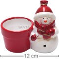 Enfeite de Natal - Porta Vela NTD90004 Boneco de Neve