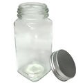 Frasco Vidro Tampa Metal - Ref. VD9924