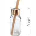 Potinho Difusor de Aromas Com Haste 45ml - Diversos Modelos Potinhos para Lembrancinhas - Difusor de Aroma:Quadrado - Ou