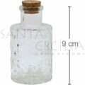 Potinhos para Lembrancinhas - Pote Vidro Tampa Rolha 100ml Ref. 1120