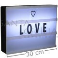 Letreiro Luminoso Lightbox 22x30cm Ref. 5V 