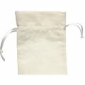 Saquinho de Tecido Algodão Cru 7 x 10 cm - 10 unidades