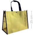 Sacola de Poliéster 28x15x33 Metalizada - Dourada Ref. 0872B