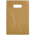 Sacola Plástica 20 x 30 cm Colorida - 25 unid. Cor:Ouro