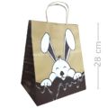 Sacola de Papel - Coelho Chocolate G 28cm