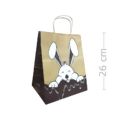 Sacola de Papel - Coelho Chocolate P 26cm 