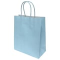 Sacola de Papel Lisa 22 x 17 x 8cm Cores:Azul Bebê