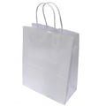 Sacola de Papel Lisa 22 x 17 x 8cm Cores:Branco
