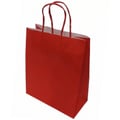 Sacola de Papel Lisa 22 x 17 x 8cm Cores:Vermelho