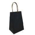 Sacola de Papel Preta - 14,5 x 9,5 x 7 cm