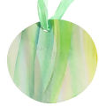 Sacola de Papel Decorada 18 x 23 cm Ref. BL-090 - Marmorizado Verde