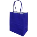Sacola de Papel - 13,5cm x 8cm x 16cm - Diversas Cores Cor:Azul Bic