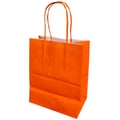 Sacola de Papel - 13,5cm x 8cm x 16cm - Diversas Cores Cor:Laranja