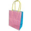 Sacola de Papel - 13,5cm x 8cm x 16cm - Diversas Cores Cor:Rosa/Azul