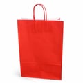 Sacola de Papel 23,5 x 10 x 31,5 cm Cores:Vermelho