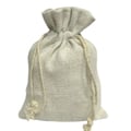 Saquinho de Tecido Natural 10 unid. 10x14 cm - A23-2