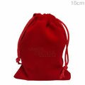 Saquinho de Tecido 8 x 10cm - 10 unidades - Veludo Vermelho Ref. MC-802