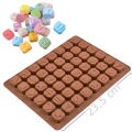Forma de Chocolate em Silicone Alfabeto - Ref. FT145