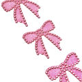 Strass Decorativos Modelo:ST-4 Laço Rosa 4,5cm