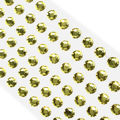 Strass e Pérolas Adesivas 8mm Cor:Strass Dourado