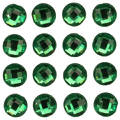 Strass Adesivo ZH-MCGS01 - 209 unidades - Verde
