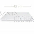 Tabuleiro para Bolo Retangular em MDF - 35 x 45 cm - Branco