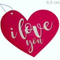 Etiqueta Tag Coração I Love You 12 unid. - Ref. ETG00013