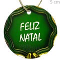 Etiqueta Tag Redonda Feliz Natal 10 unid. - Ref. 04/019