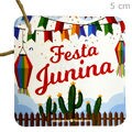 Etiqueta Tag Festa Junina 5cm - 10 unid. - Ref. TAG08-002